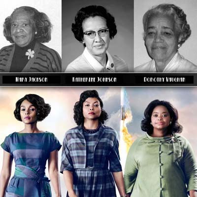 Hidden Figures Katherine Johnson Dorothy Vaughan Mary Jackson Black excellence NASA history
